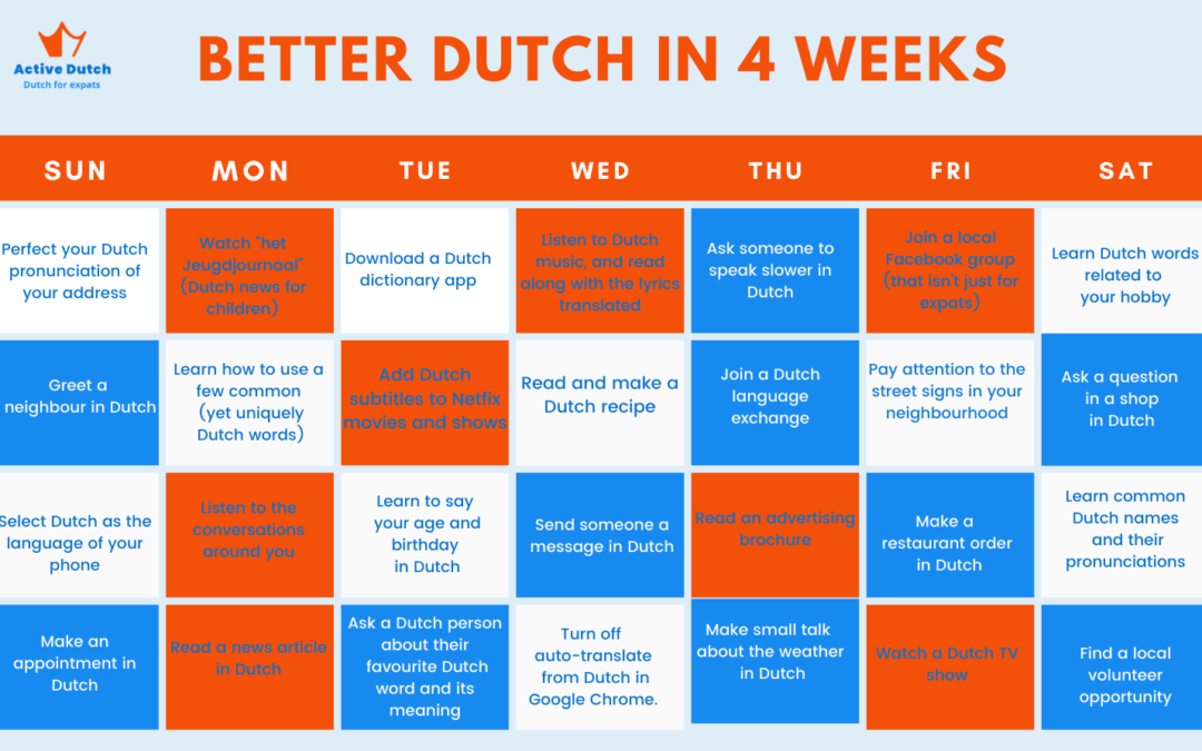 Improve your Dutch in 4 weeks